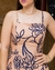 Imagem do Vestido Curto Evasê Viscolinho Estampado 018