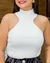 Blusa Feminina Alça Modal Cor Lisa 003