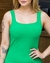 Imagem do Vestido Midi Tubinho Canelado Cor Lisa 001