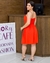 Vestido Curto Evasê Viscolinho Cor Lisa 004 - loja online