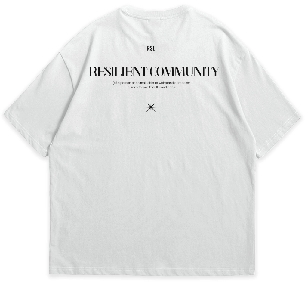Camiseta Oversized Classic Community Branco