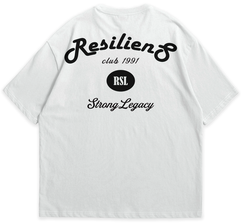 Camiseta Oversized Classic Strong Legacy Branca