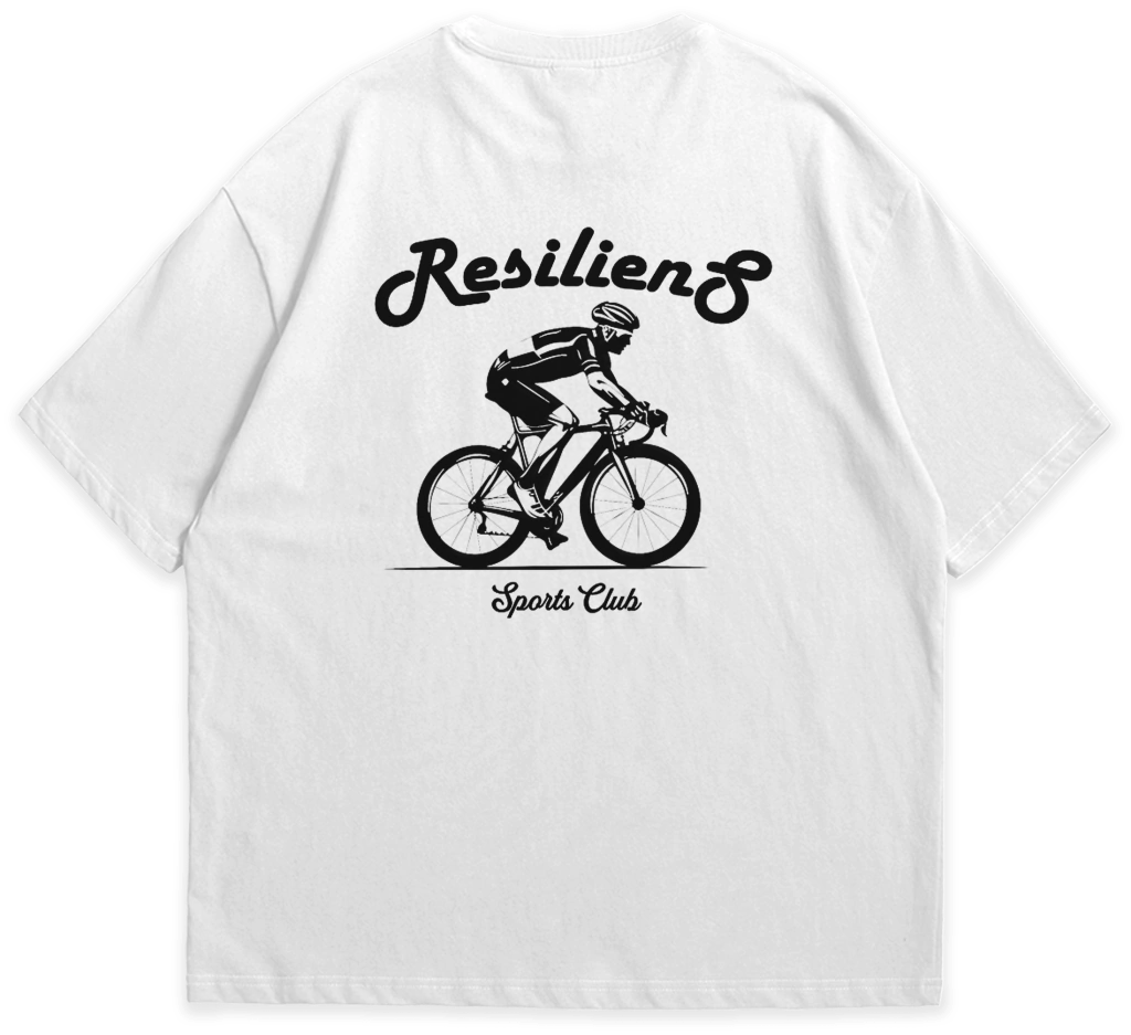 Camiseta Oversized Sport Club Ciclista Branco