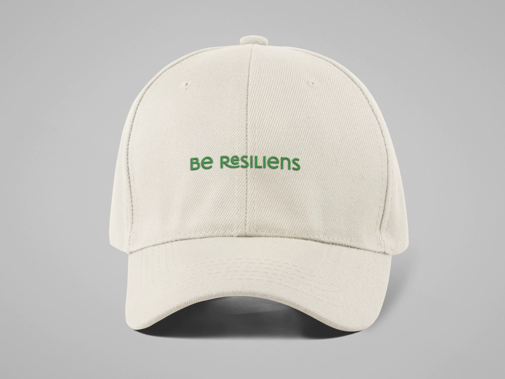Boné Resiliens Off White - Estampa Be Resiliens