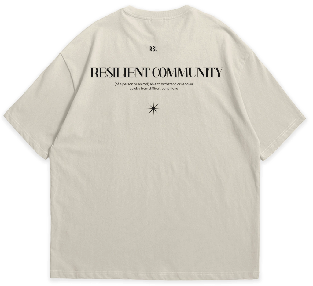 Camiseta Oversized Classic Community Off White