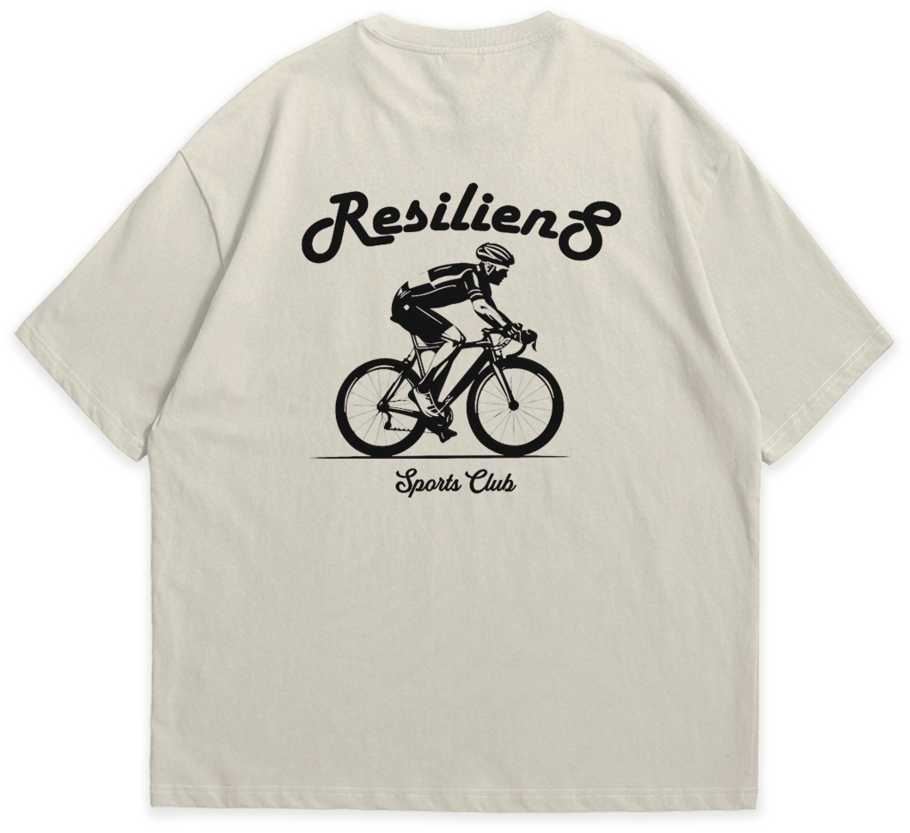 Camiseta Oversized Sport Club Ciclista Off White