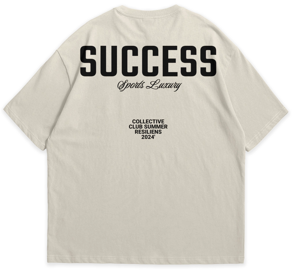 Camiseta Oversized Success Off White