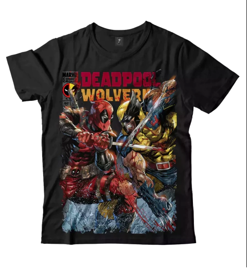 Remera Deadpool vs Wolverine - comprar online
