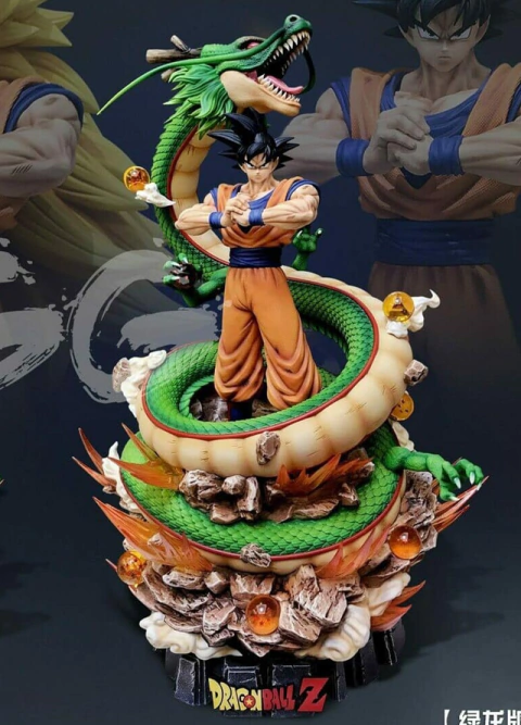 [ESTOQUE] DRAGON BALL - GOKU & SHENLONG - EGG STUDIO - RESINA - comprar online