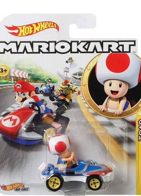 [ESTOQUE] HOT WHEELS MARIO KART GAME TOAD