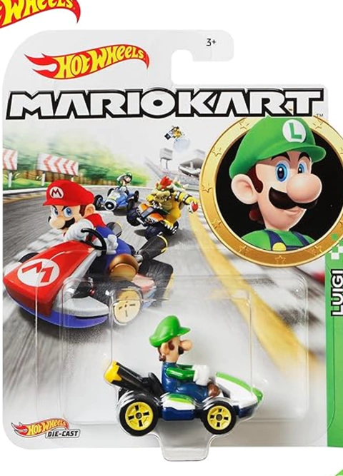 [ESTOQUE] HOT WHEELS MARIO KART GAME LUIGI