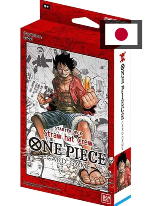 [ESTOQUE] STARTER DECK ONE PIECE LUFFY STRAW HAT CREW ST-01 (JAPANESE VER)