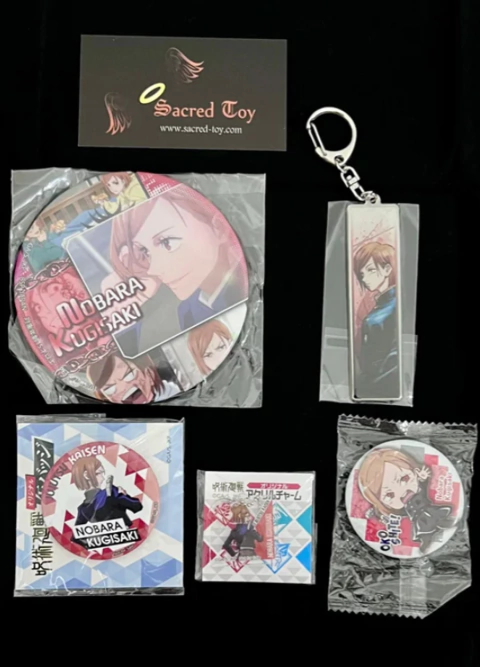 [ESTOQUE] KIT 06 JUJUTSU KAISEN - NOBARA KUGISAKI [IMPORTADO DO JAPÃO] [FRETE GRÁTIS]