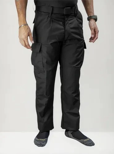 Pantalon Táctico Ripstop Antidesgarro Negro