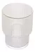 Cj 2 Copos De Cristal Com borda Dourada Lines 220ml - Aspen Decor