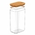 Pote Hermético Organizador Retangular Keep Bambu 2,3l - loja online