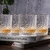 Jogo Copo de Whisky com 6 Cristal Martelado Petra 340ml - comprar online