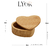 Saleiro Coração de Bambú 12x10x5cm - loja online