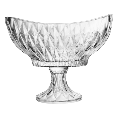 Centro de Mesa de Cristal Ecológico com Pé Diamond - Lyor