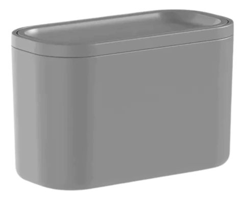 Lixeira De Bancada Basculante 1l Manicure Dentista Limpeza