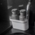 Conjunto Dispensers E Organizador Flow Com Visor Do Líquido - comprar online
