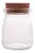 1 Pote Vidro Com Tampa Rolha Cortiça 80ml Lembrancinha - Aspen Decor