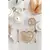 Prato Sobremesa Cristal Coração Ambar 13x 6,5x 2cm - Aspen Decor