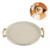 Bandeja Servir Decorativa Redonda Metal Bambu na internet