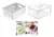 Kit COM 2 Organizadores De Geladeira Cesto Organizador 2,2l
