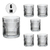 Jogo 6 Copos De Cristal Para Whisky Drinks Palace Luxo 330ml na internet