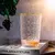 CJ 6 Copo Alto De Cristal Martelado Fio De Ouro Petra 430ml - comprar online