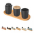Kit 4 peças - Conjunto Banheiro Osaka Marmorizado