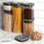 Pote Organizador Hermético Block 450ml Mesa Mantimentos - loja online