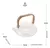 Chaleira Para chá Vidro Borossilicato Com infusor Alça Bambu - Aspen Decor