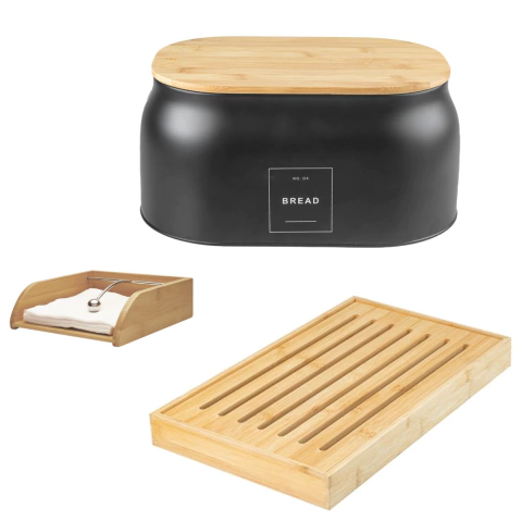 Kit 3 peças Mesa Posta Linha Bambu Ou