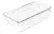 Organizador De Armários Cozinha Clear 30x15 X7cm Com Tampa