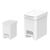 Kit 2 Lixeira Pedal Tampa 6 E 8 Litro Cozinha Banheiro Cesto - comprar online