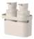 Conjunto Dispensers E Organizador Flow Com Visor Do Líquido - Aspen Decor