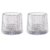 Kit 2pc Copo Baixo P/ whisky Giratório Hive 180ml 30055