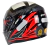 CAPACETE GT 2 PRETO VERMELHO 58 na internet