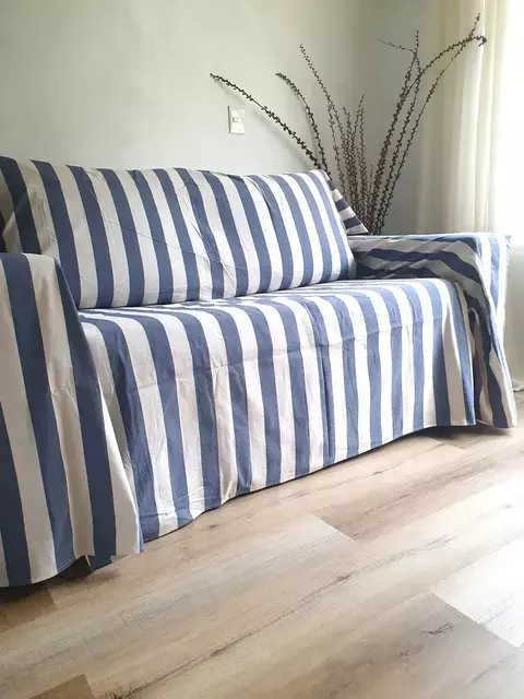 Sillón Hasta 1.50mts (Med:3.00x2.00 mts.) 2 Cuerpos, Tusor / Gasa Premium en internet