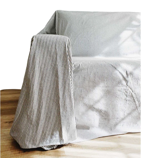 Sillón Hasta 1.50mts (Med:3.00x2.00 mts.) 2 Cuerpos, Tusor / Gasa Premium - Natural Pillow