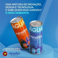 Água Minalba Lata 310ml Com Gás C/12 - comprar online
