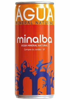 Água Minalba Lata 310ml Com Gás C/12