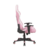 Cadeira Gamer MaxRacer Aggressive Rosa e Branca