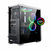 Gabinete Gamer MaxRacer White - LED RGB - Lateral Vidro Temperado - 1 Cooler - MaxRacer