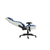Cadeira Gamer MaxRacer Profissional Bunker CBF Azul Branca - MaxRacer