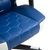 Cadeira Gamer MaxRacer Profissional Bunker CBF Azul Branca - comprar online