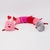 Pelúcia Gigante Sem Enchimento Com 7 Apitos - Centopéia Pink - Zippy Paws - Caterpillar Deluxe XG