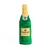 Brinquedo Para Cães Com Garrafa Plástica interna - Zippy Paws Happy Hour Crusherz - Champanhe